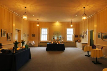 The chapel set up for a special event