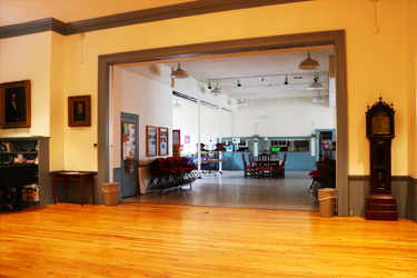 A view of the Dining Room from the adjoining Bancroft Room
